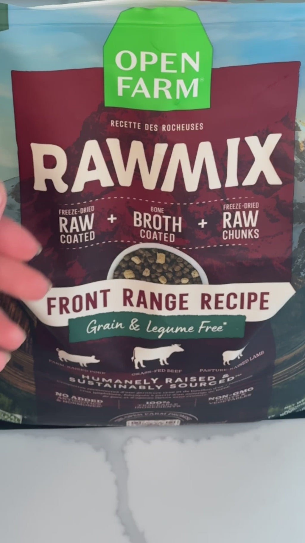 RawMix Front Range Grain-Free Dog Kibble