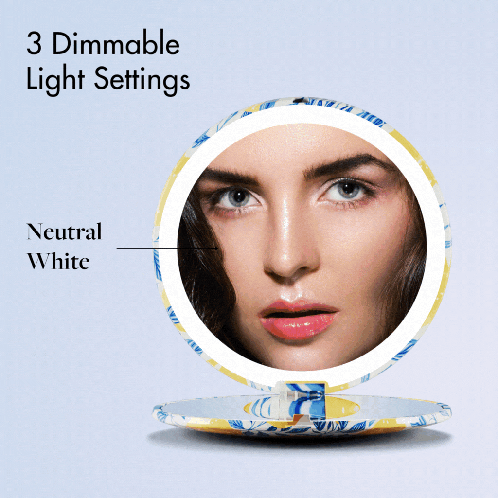 Mini Taylor LED Compact Mirror | Mediterranean Coast
