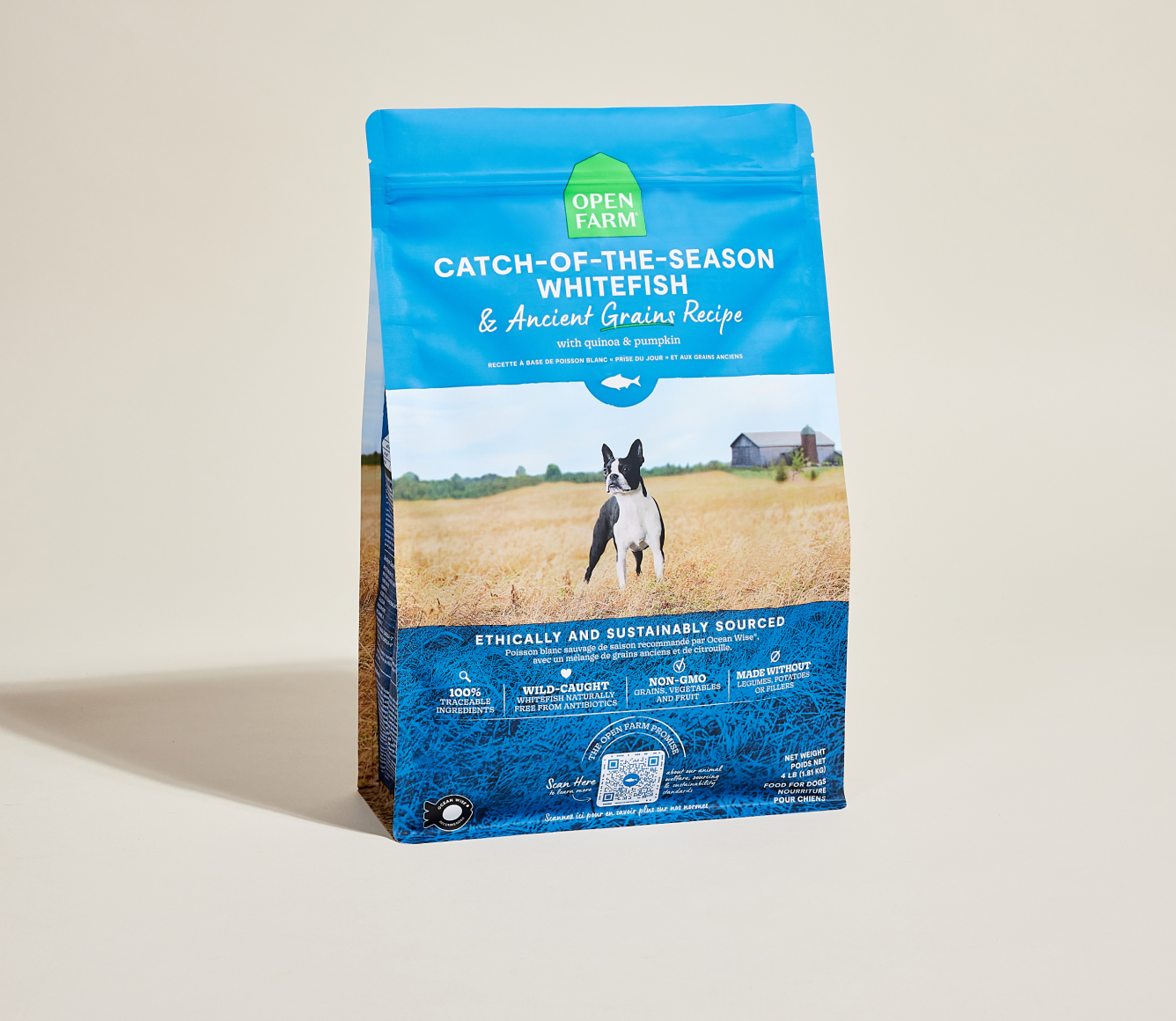 Whitefish & Ancient Grains Dog Kibble