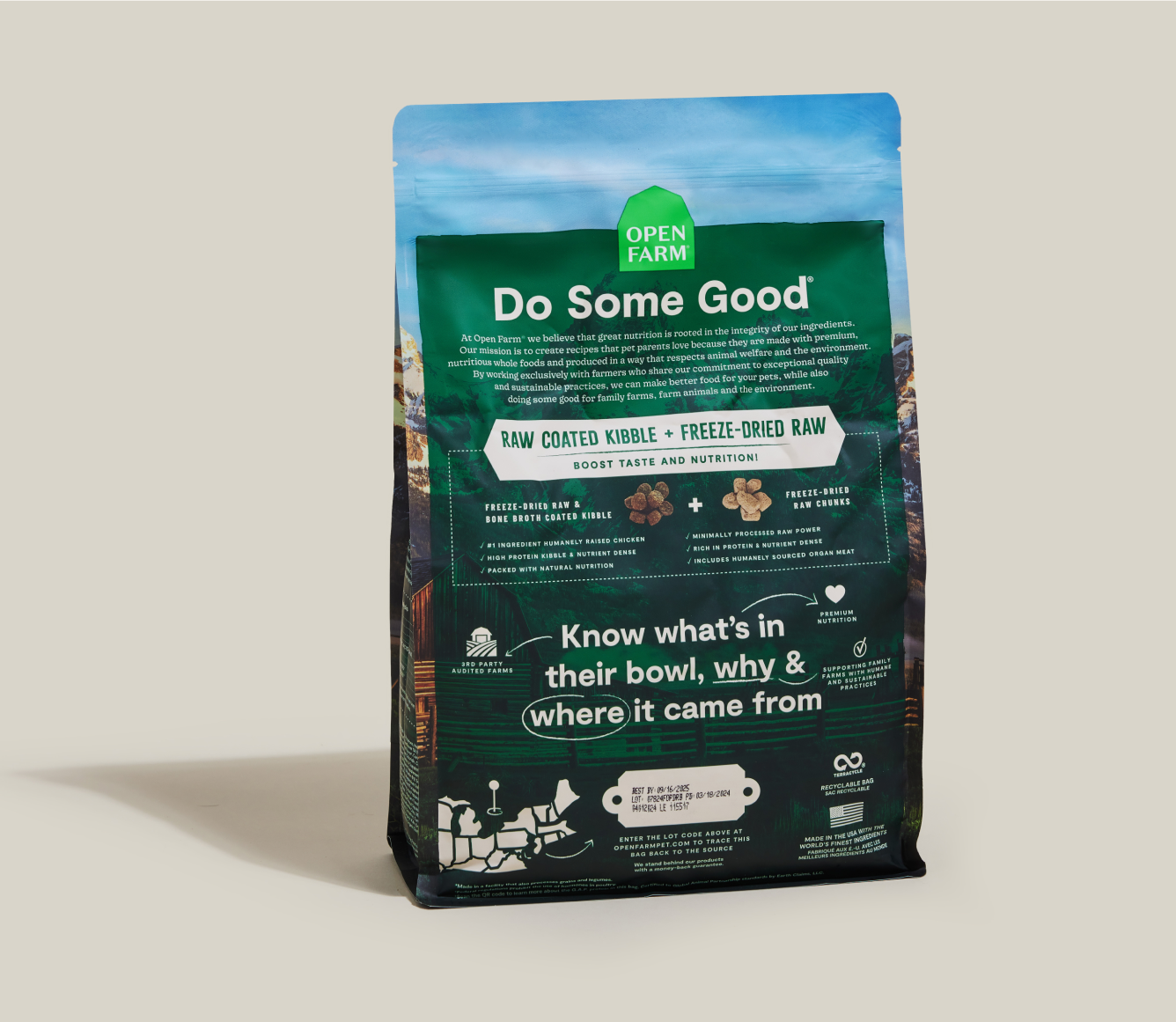 RawMix Open Prairie Grain-Free Dog Kibble