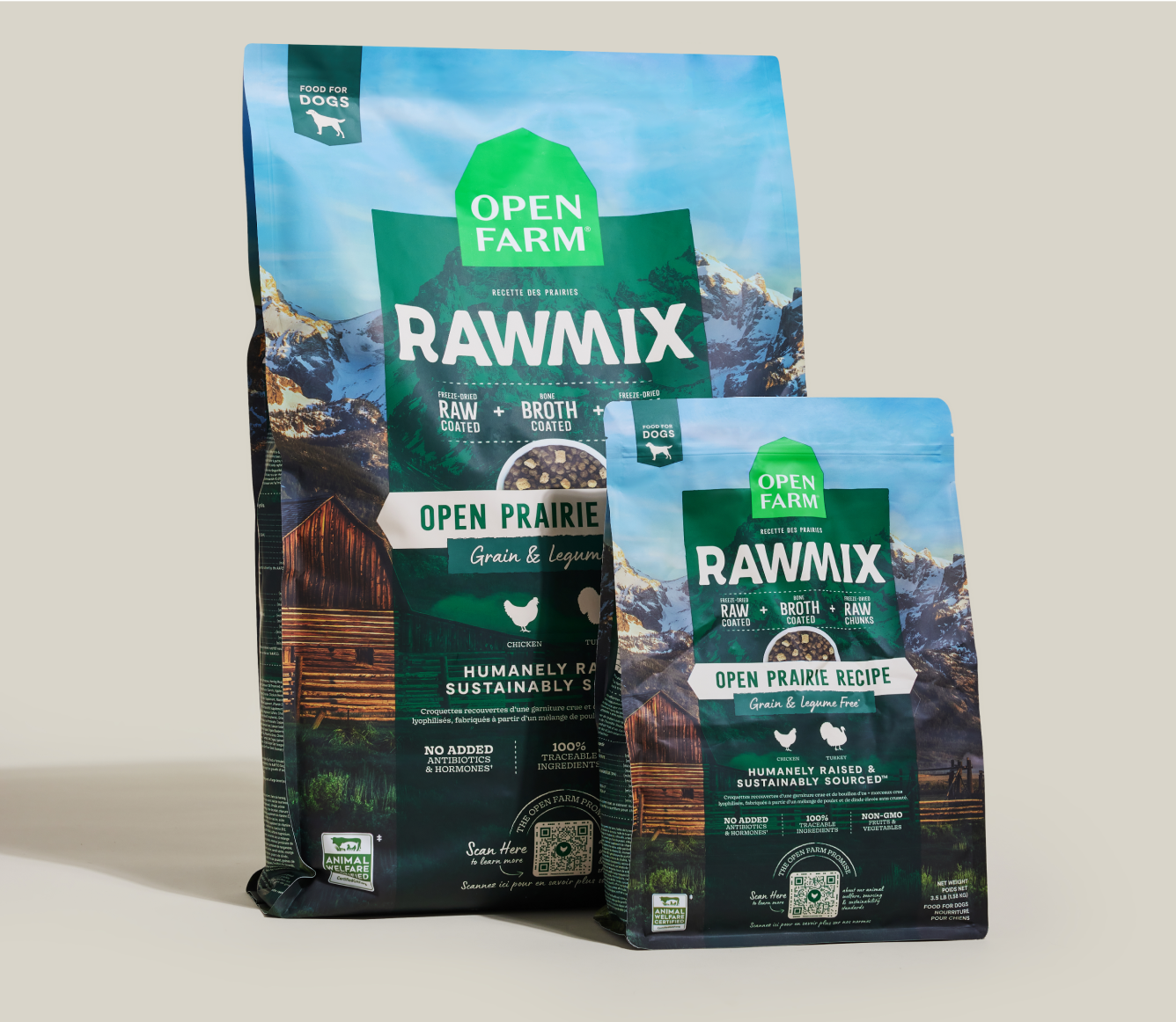 RawMix Open Prairie Grain-Free Dog Kibble