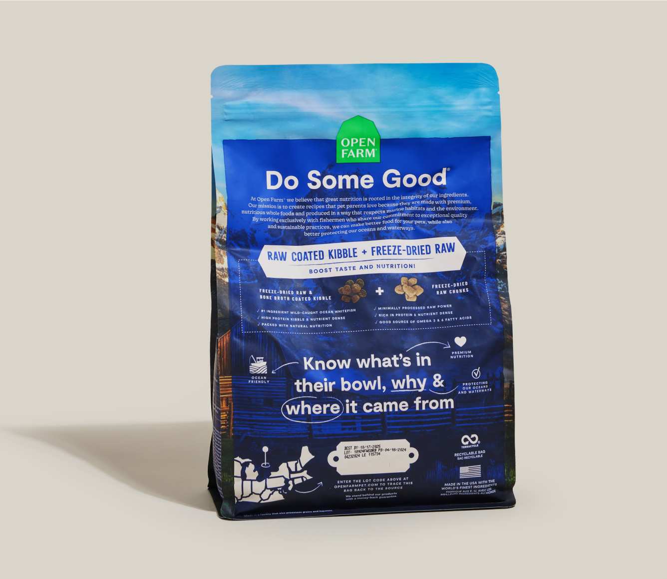 RawMix Wild Ocean Grain-Free Dog Kibble