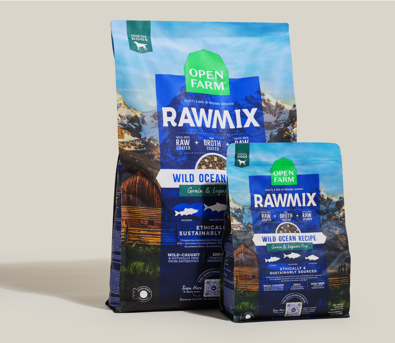 RawMix Wild Ocean Grain-Free Dog Kibble