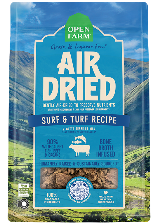 Surf and Turf Air Dried Recipe for Dogs