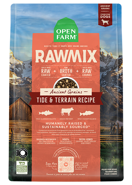 RawMix Tide & Terrain Ancient Grains Dog Kibble