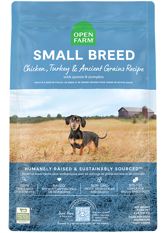 Small Breed Ancient Grains Dog Kibble