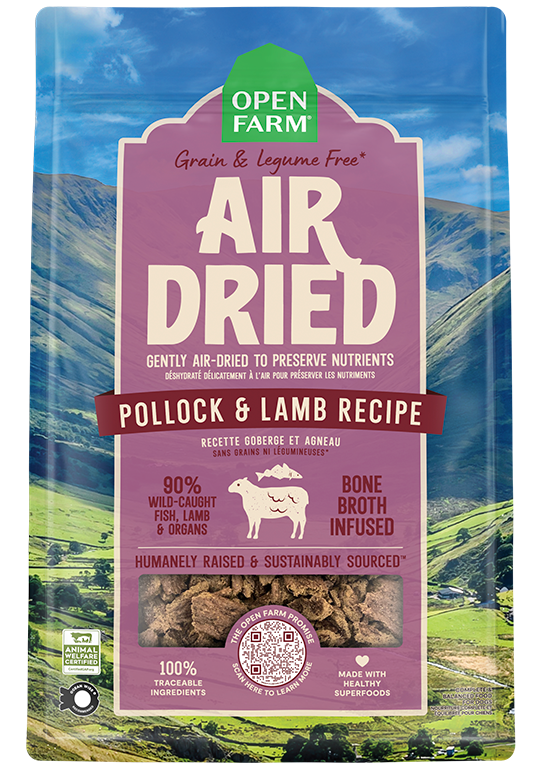 Pollock & Lamb Air Dried Recipe for Dogs