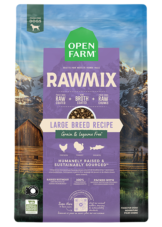 RawMix Large Breed Grain-Free Dog Kibble